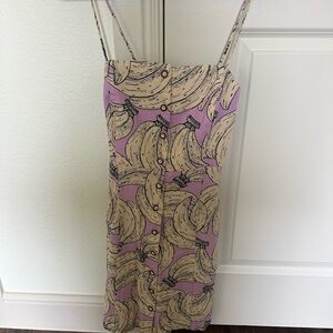 Banana Print Farm Rio Dress with Straps